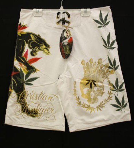 CHRISTIAN AUDIGIER REALLY NICE PANTHER BOARD SHORTS