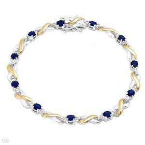 BEAUTIFUL TWO TONE CRYSTAL BRACELET