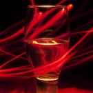 Glass With Light Trails - 16x24