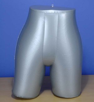 New Silver Inflatable Panties Display Form Mannequin