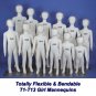 K06 + K07 Totally Flexible & Bendable Kid Mannequins