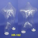 Clear Large Size Inflatable 3/4 Torso Mannequin HR102
