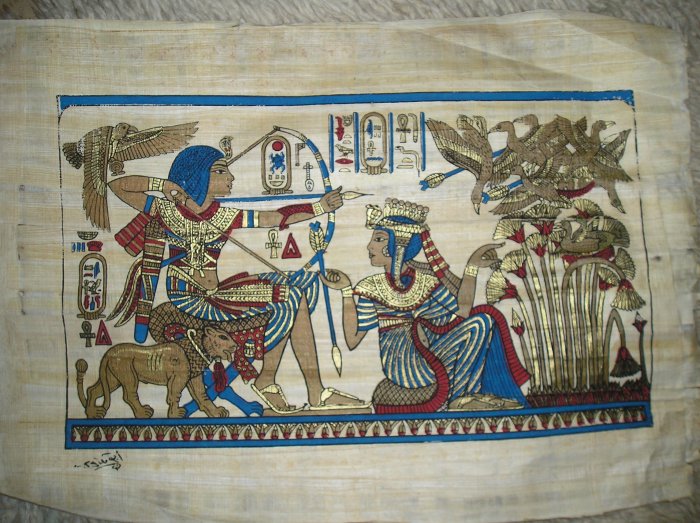 FREE SHIPPING EGYPTION PHAROUS PAPYRUS