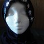 FREE SHIPPING 1 pc Al amira style cotton Hijab with stones hejab underscarf
