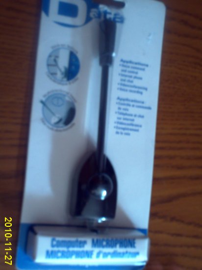 FREE SHIPPING NEW CLIP ON MINI MIC MONITOR STICK PC/ COMPUTER MICROPHONE