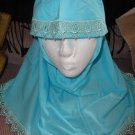 free shipping young girls cotton plain 1 pc Al amira style Hijab hejab underscarf