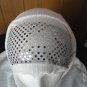 FREE SHIPPING 2 PIECE  short WHITE glittery  HIJAB shawal islam scarf headcover hejab