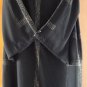 ABAYA Islamic Black Abaya with golden thread & sequin l