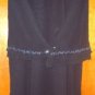 Black ABAYA w sequin Islamic Katan Jilbab hijab w scarf
