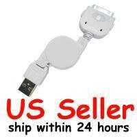 IPHONE,IPOD TOUCH USB Data Retractable Cable HEAVY DU