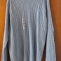 NWT IZOD Men Premium Luxry V-Neck Sweatr Meduim blue marine htr