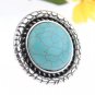 Lady Fashion Round Turquoise Style Bracelet With Ring Jewelry Set nice gift under $15