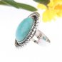 Lady Fashion Round Turquoise Style Bracelet With Ring Jewelry Set nice gift under $15