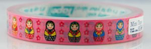 Kawaii Deco Tape - Russian Doll - Matryoshka - Pink
