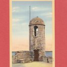 VNTG WATCH TOWER CASTLE SAN MARCOS NATIONAL MONUMENT FLORIDA POSTCARD
