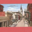 VINTAGE CHARTRES STREET OLD FRENCH QUARTER NEW ORLEANS COLOR POSTCARD