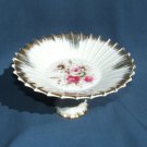 VINTAGE ENESCO PEDESTAL FOOTED PASTRY DESSERT PLATE JAPAN