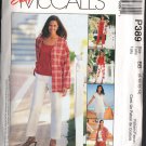 Misses Jacket Vest Top Pants Shorts Size 8-14 Mc Call's P389 Sewing Pattern