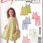Girls Tops Dress Pants Size 3-6 McCall's M4422 Sewing Pattern