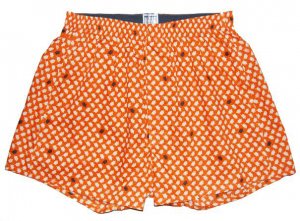 Orange Pattern Boxer