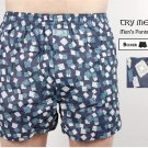 Navy Patterned Men Boxer