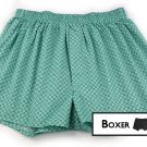 Light blue Men Boxer with pattern