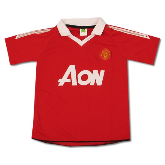 MANCHESTER UNITED Size S Home Age 3-5 New 2010 Kid Soccer Football ...