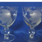 Vintage.....1940's......Set of SIX.......Water/Wine Goblets
