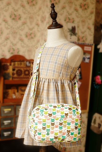 Free Shipping Japanese Kawaii Shoulder Messenger Bag - Cats