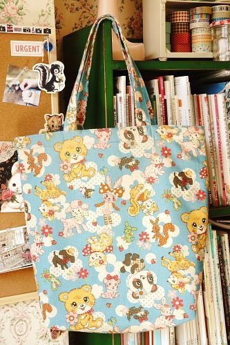 Free Shipping Japanese Kawaii Handmade ECO-Friendly Shopping Bag Tote - little Animals