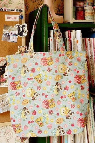Free Shipping Japanese Kawaii Handmade ECO-Friendly Shopping Bag Tote - little Animals