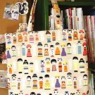 Free Shipping Japanese Kawaii Handmade ECO-Friendly Shopping Bag Tote - Kokeshi Doll