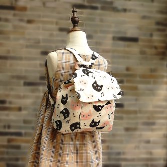 Free Shipping School Kindergarten Kids Backpack - cats