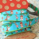 1.6cm x 5 Yards - kawaii Cotton Woven Jacquard Trim Ribbon - Little Red Hood Riding