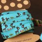 1.6cm x 5 Yards - kawaii Cotton Woven Jacquard Trim Ribbon - Blue Deer