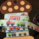 1.6cm x 5 Yards - kawaii Cotton Woven Jacquard Trim Ribbon - Little Cars