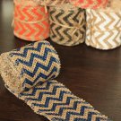 6cm x 2 Yards - Burlap Decor Wide Linen Ribbon Roll