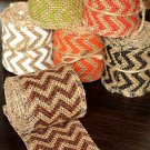 6cm x 2 Yards - Burlap Decor Wide Linen Ribbon Roll