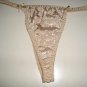 SEXY NEW WITHOUT TAGS BEIGE THONG:  One Size FitsTo 150 Lbs