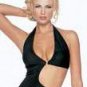 Gorgeous, Sexy Long Slinky Halter Dress with Clear Straps - One Size
