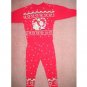 HELLO TEDDY BY SPUMONI RED CHRISTMAS OUTFIT SZ M 5-6