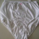 WHITE BRIEFS PANTIES WITH LACE DESIGN  AT TOP SZ-S