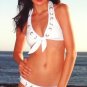 Swimwear Nautical Halter Top Bikini w/ Eyelette Weave L