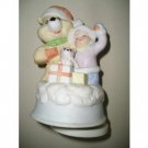 CHRISTMAS COLLECTION 51/2" REVOLVING CERAMIC MUSICLE