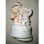 CHRISTMAS COLLECTION 51/2" REVOLVING CERAMIC MUSICLE