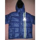 Girls Quilted Lined Coat Jacket With Removal Hood-Sz M