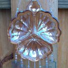 Carnival Glass Clover Windchime, Wind Chime