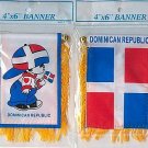 DOMINICAN REPUBLIC BOY MINI BANNER