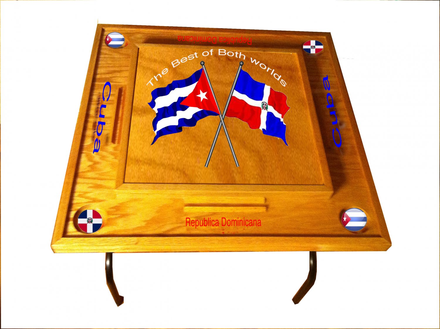 Dominican Republic & Cuba Domino Table