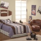 Kids Twin Size Football Headboard